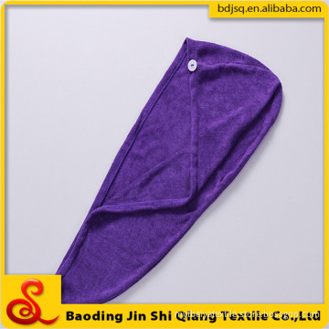 Wholesale Microfiber Hair Dry Towel Bath Cap
